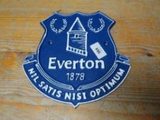 Everton FC plaque**