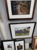 A selection of framed and glazed pictures and prints to include limited edition examples