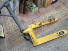 A pallet truck
