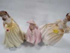 Three Royal Doulton figurines to include 