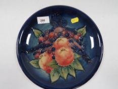 A Moorcroft plate- Finches