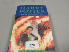 A first edition Harry Potter and the Half Blood Prince A/F