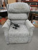 An electric rise recline armchair - House Clearance