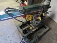A Dewalt radial arm saw