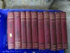 Ten volumes of War Illustrated books