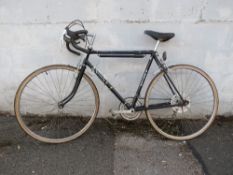 A vintage O'Brien Clubman Ten road bike made in Coventry