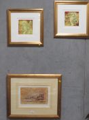 Joy Kirton Smith - A large limited edition coloured print ‘Repose VI’, together with two smaller