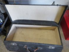A black car travel box
