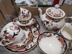 Masons Mandalay tea for two set - teapot, milk & sugar, 2 x plates 2 x cups 2 x saucers