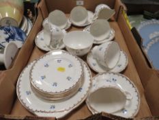 Two trays of mixed collectables to include Wade, Royal Winton, Royal Worcester etc together with a