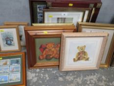 A large collection of assorted pictures and prints to include hunting prints