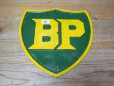 A large BP plaque**