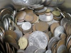 A tin of coins