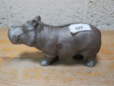 A hippo moneybank**