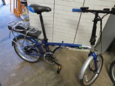 A rechargeable Elife folding bike - unchecked