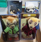 Four boxed meerkat toys