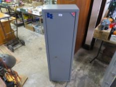 a locking steel gun cabinet