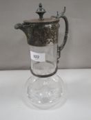 A Victorian claret jug