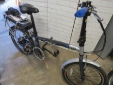 A rechargeable Elife folding bike - unchecked