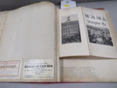 A late Victorian / Edwardian scrapbook of shipping and American interest