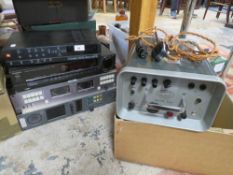Various audio equipment to include EBL amplifier, Technics tuner, a boxed Siemens Ediswan amplifier,