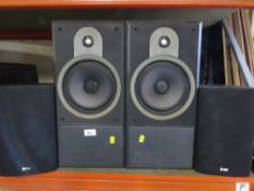 A pair of Bowers & Wilkins DM610 speakers and a pair of DM600S3 speakers (4 items) House clearance