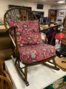An Ercol rocking chair
