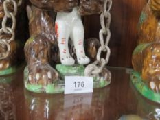 Six reproduction bear novelty tea pots