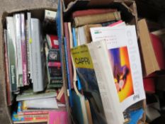 A large quantity of assorted books to include hardbacks to include gun and gun smith books