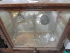 A cased set of scales by Griffin & George limited