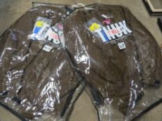Two TNUK proof motorcycle jackets - 1 x L7, 1 x 3 x L10