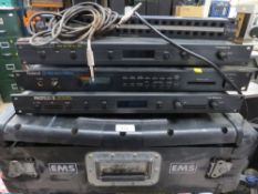 MAKIE 18 channel CR1604 DJ mixer and sound modules with a TYAS micro amp etc - house clearance