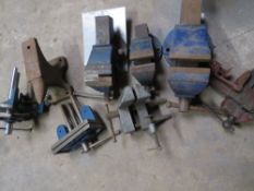 A selection of Record vices and other vices etc