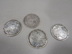 Four Maria Thaller coins