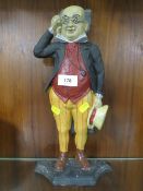 A novelty cast metal doorstop Mr Pickwick
