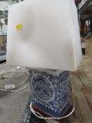 A selection of assorted modern table lamps and shades