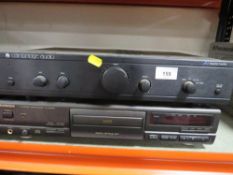 A Cambridge audio A1 integrated amplifier together with a Technics compact disk player SL-PG490 (