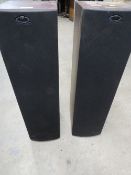 A pair of floor standing KEF Q35 speakers