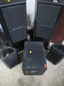 A Tannoy powered SFX 5-1 subwoofer system (5 items)
