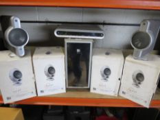 A KEF instant theatre system with multiple speakers - house clearance