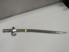 An antique bayonet