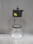 A Victorian claret jug