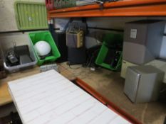 A large selection of speakers to include radios and home theatre systems