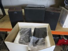 A KEF KUBE - 2 acoustics theatre system with two extra speakers