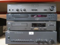Four Nad stacking stereo separates to include a stereo integrated amplifier C340, CD player 5420