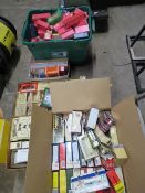 A large selection of point of sale model car and train boxes