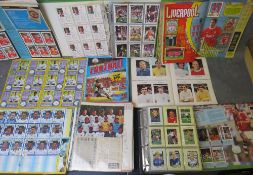 A COLLECTION OF FOOTBALL CARDS, LETTRS, TEAM SHEETS, PHOTOGRAPHS, many autographed, together with
