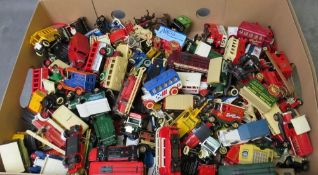 A LARGE TRAY OF UNBOXED DAYS GONE / LLEDO DIE CAST VEHICLES