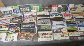 A TRAY OF STAMP PRESENTATION PACKS