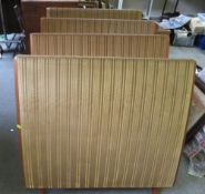 FOUR VINTAGE QUAD LOUDSPEAKERS, together with Quad pre amp and Quad 303 power amplifier etc.